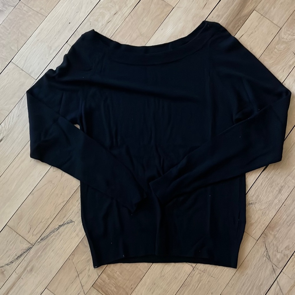 Wool Boatneck Sweater Sz M